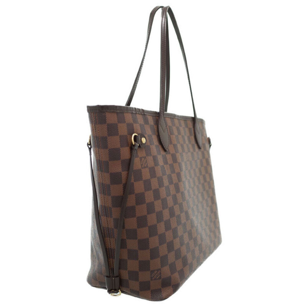 Louis Vuitton Damier Ebene Brown Neverfull Tote Bag - Picture 2 of 8